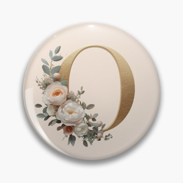 Item preview, Floral Gold Letter O Monogram – Coquette Christian Wall Art, Elegant Blush Rose Initial Print, Faith-Inspired Feminine Gift designed and sold by AmenAlways.
