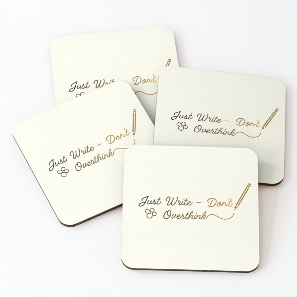 Item preview, Just Write — Don’t Overthink  designed and sold by Ivy-Triggs.