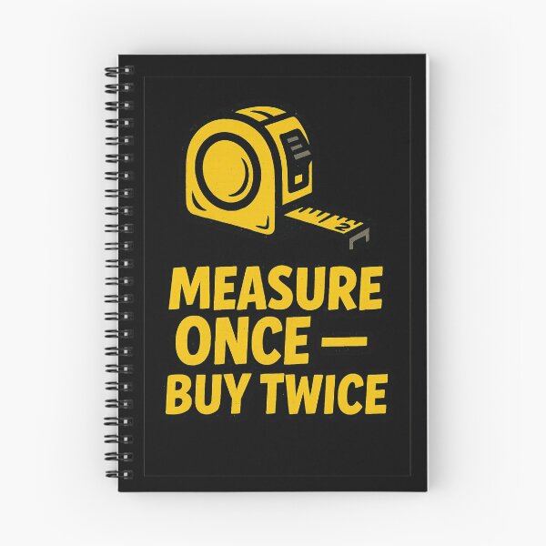 Item preview, Measure Once – Buy Twice DIY humor designed and sold by nbg2012.