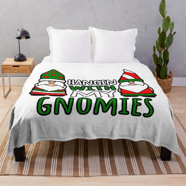 Item preview, Hangin Funny Gnomies Quote Vintage Holiday With My Happy designed and sold by Rackaam777Art.