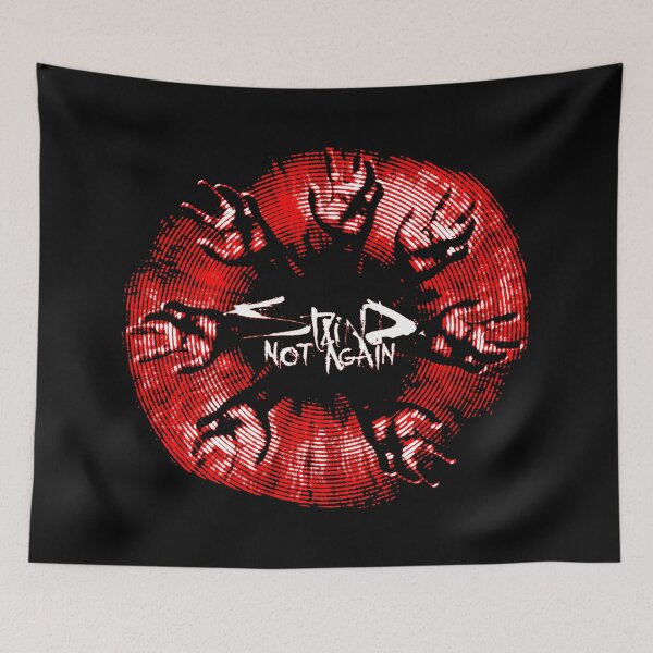 Item preview, Red Eye With Hands Metal designed and sold by billiasbros.