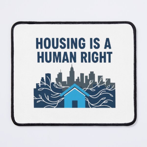 Item preview, Housing is a Human Right - Progressive NYC Social Justice Art designed and sold by VibeNationArt.