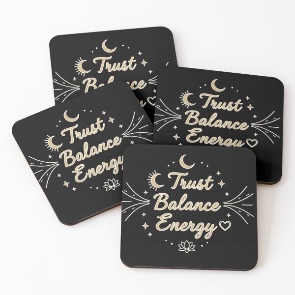 Item preview, Trust Balance Energy – Minimalist Spiritual Design for Inner Peace & Mindfulness designed and sold by CuteOasis.