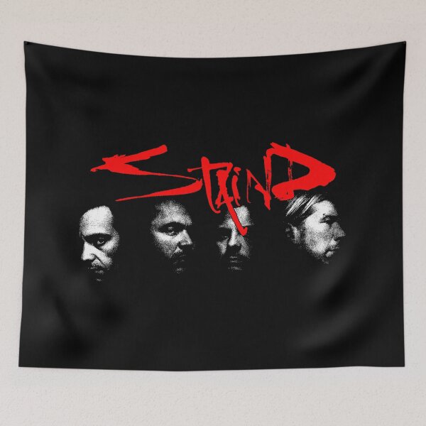 Item preview, White Member Band Silhouette Post Grunge designed and sold by billiasbros.