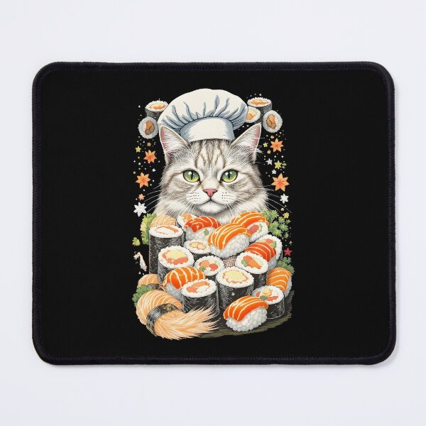 Item preview, Sushi Chef Cat designed and sold by Uglyandcute.