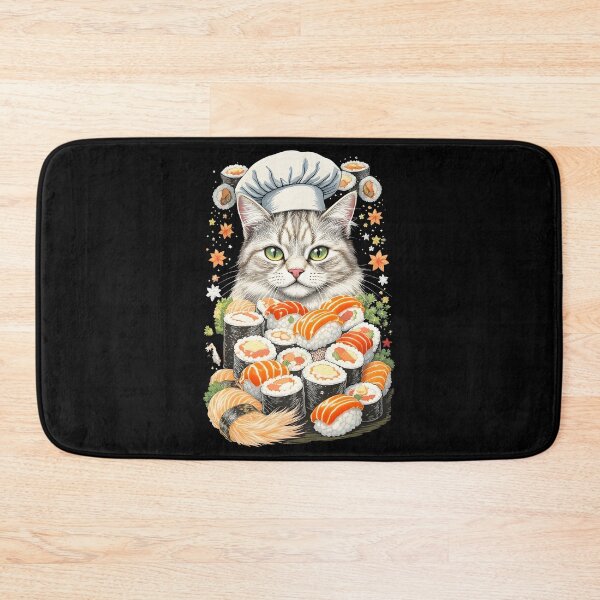 Item preview, Sushi Chef Cat designed and sold by Uglyandcute.
