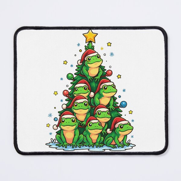Item preview, Frog Christmas Tree Funny Cute Frogs Santa Hat Holiday designed and sold by haitrieuic96.
