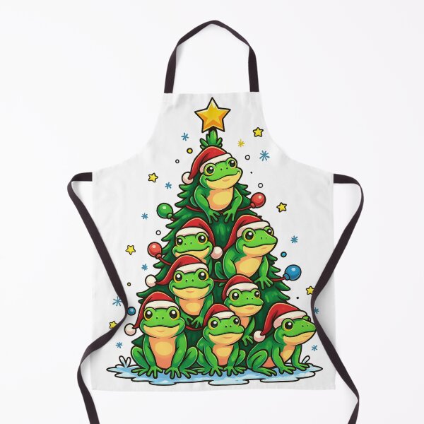 Item preview, Frog Christmas Tree Funny Cute Frogs Santa Hat Holiday designed and sold by haitrieuic96.