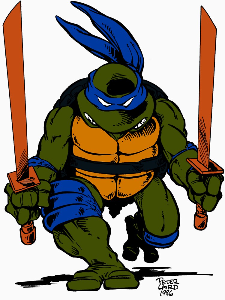 Teenage Mutant Ninja Turtles TMNT Group 1988 Original Vintage T-Shirt