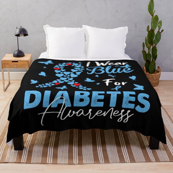 Item preview, I Wear Blue For Diabetes Awareness T1D T2D Diabetic Diabetes designed and sold by MatthewConer.