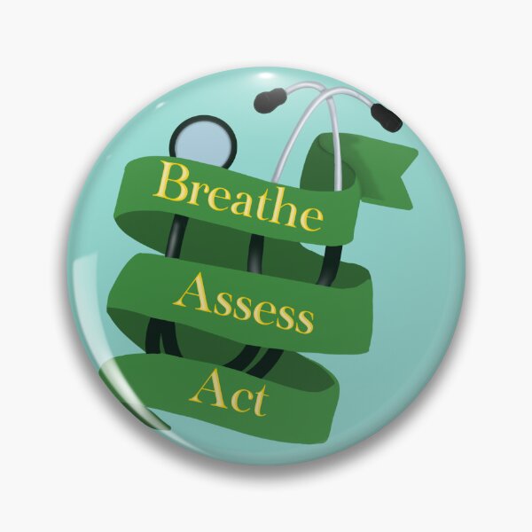 Item preview, Breathe • Assess • Act – Paramedic Stethoscope Ribbon designed and sold by summerspirit.