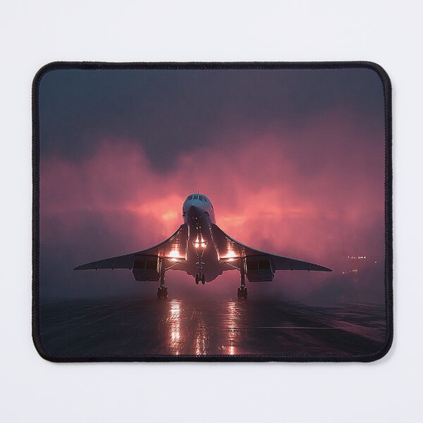 Item preview, Graceful Concorde Taking Off at Dusk at Zurich designed and sold by Skyframe Aviation.