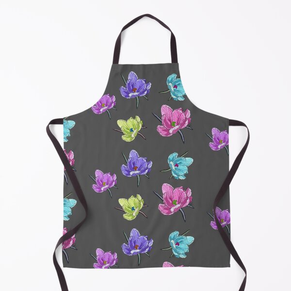 Item preview, Hand-Drawn Colorful Crocus Bouquet - Spring Flowers Illustration designed and sold by SKETCHYANDGRAPHIC.