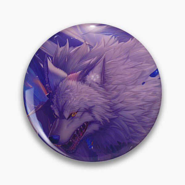 Item preview, Frostfang – The Wolf of Ice and Shadows designed and sold by Dark Fantasy Art | Anime.