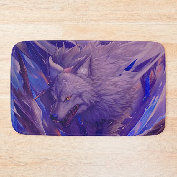 Item preview, Frostfang – The Wolf of Ice and Shadows designed and sold by Dark Fantasy Art | Anime.