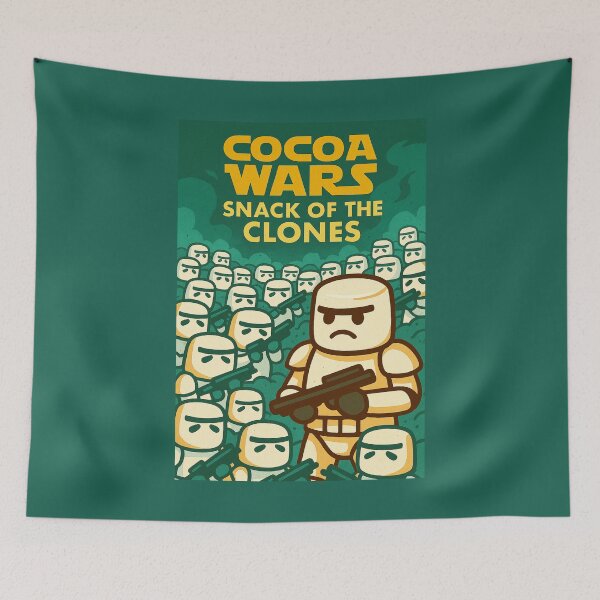 Item preview, Cocoa Wars - Snack of the Clones designed and sold by WheelieGdArt.