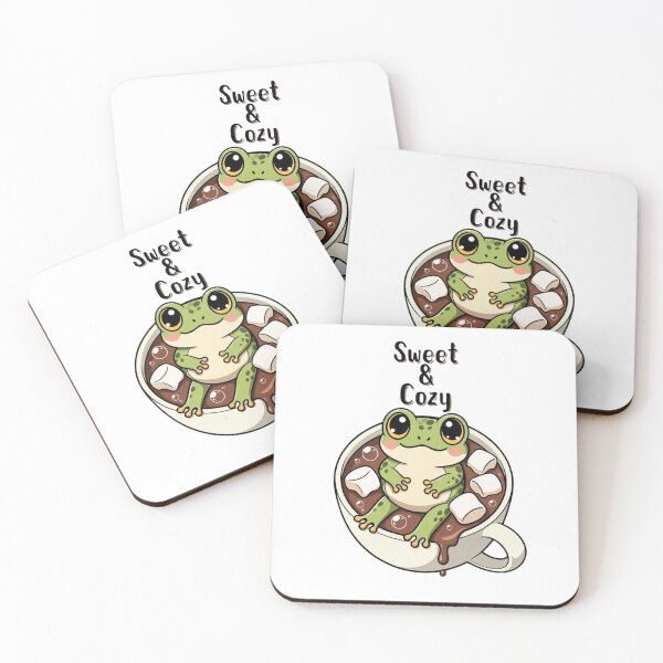 Item preview, Sweet & Cozy Frog – Hot Chocolate Kawaii Shirt designed and sold by EcoArtTees.