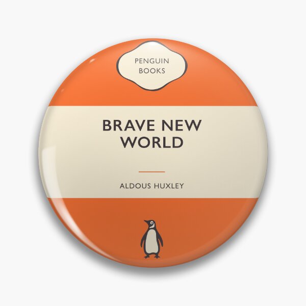 Item preview, Brave New World Aldous Huxley Penguin Book Cover designed and sold by iconikit.