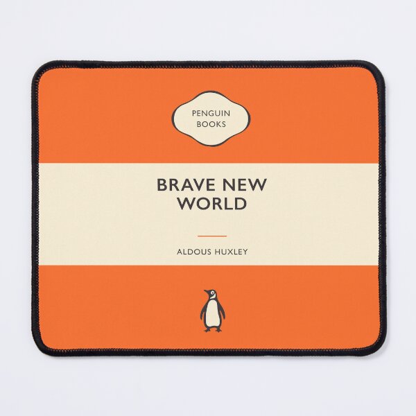 Item preview, Brave New World Aldous Huxley Penguin Book Cover designed and sold by iconikit.