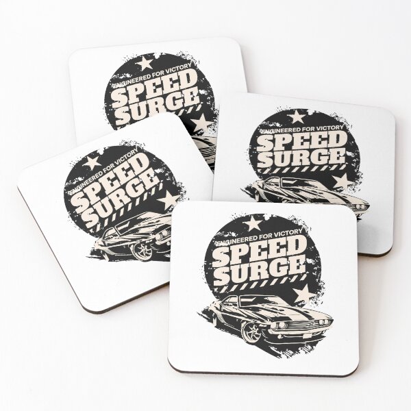 Item preview, Speed Surge – Vintage Muscle Car Racing Design designed and sold by pixorygraphix.