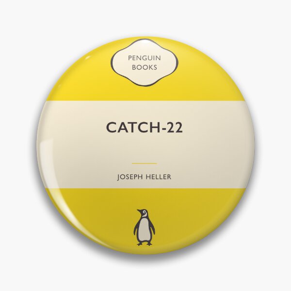 Item preview, Catch 22 Joseph Heller Penguin Book Cover designed and sold by iconikit.