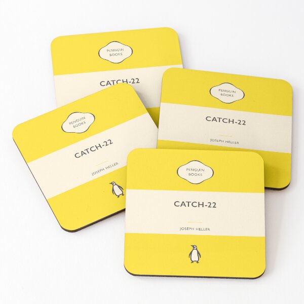 Item preview, Catch 22 Joseph Heller Penguin Book Cover designed and sold by iconikit.