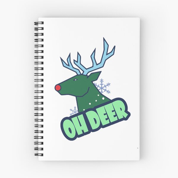 Item preview, OH DEER Holiday Winter Snowflake designed and sold by HarmonyCreation.