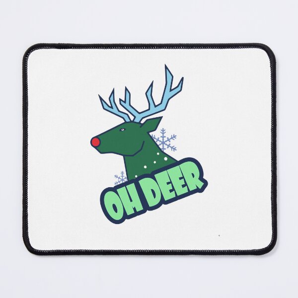 Item preview, OH DEER Holiday Winter Snowflake designed and sold by HarmonyCreation.