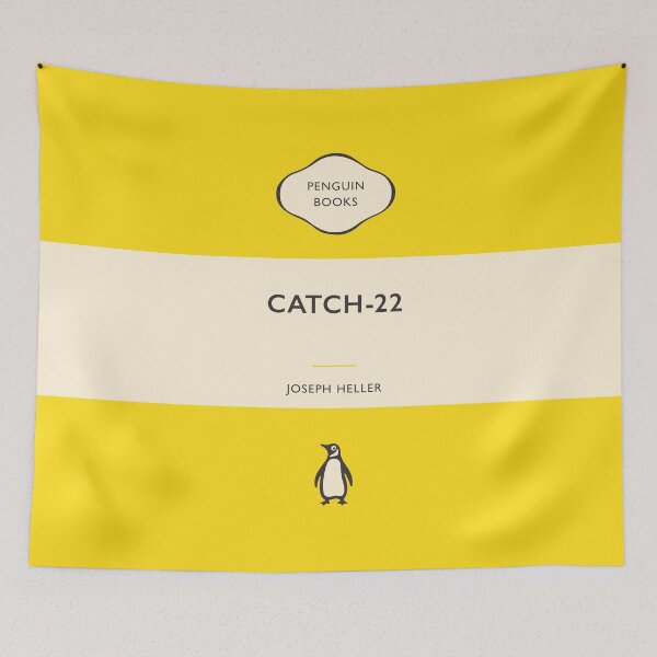 Item preview, Catch 22 Joseph Heller Penguin Book Cover designed and sold by iconikit.