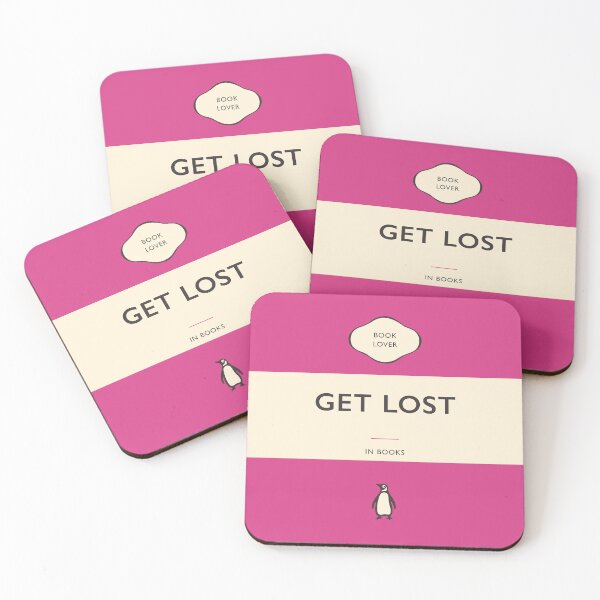 Item preview, Get Lost in Books Penguin Book Cover designed and sold by iconikit.