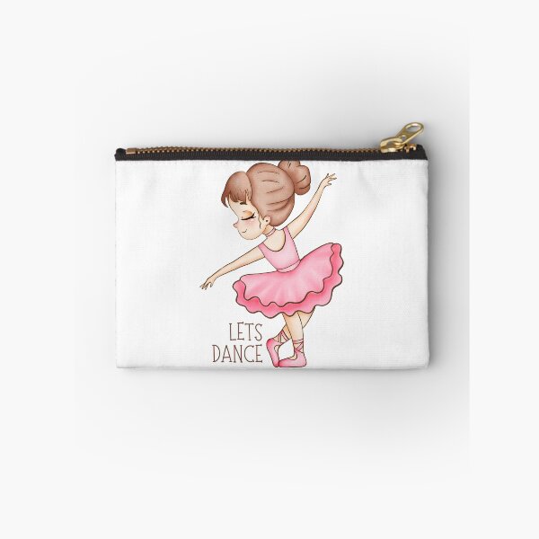 Item preview, Let’s Dance – Cute Ballerina Illustration in Pink designed and sold by HappySoulCentre.