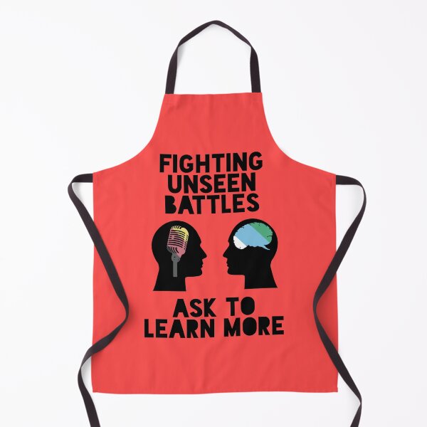 Item preview, Fighting Unseen Battles - Ask to Learn More (BLACK) designed and sold by ezcreate.media.