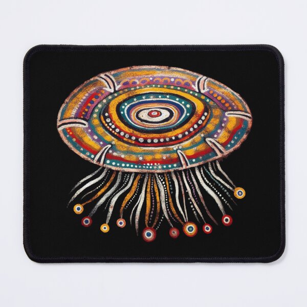 Item preview, Aboriginal Astronomy Flying Saucer 2 - no text designed and sold by peppa black.