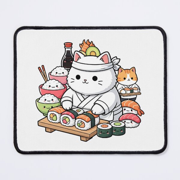 Item preview, Sushi Chef Cat designed and sold by Uglyandcute.