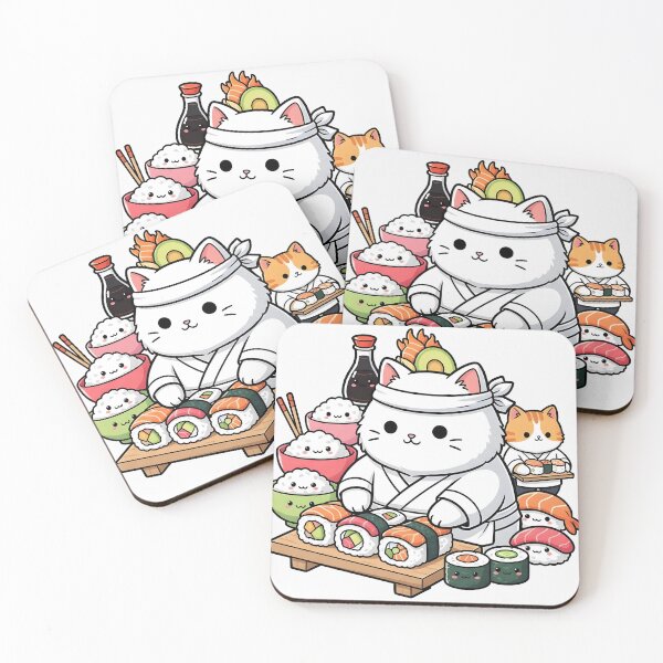 Item preview, Sushi Chef Cat designed and sold by Uglyandcute.