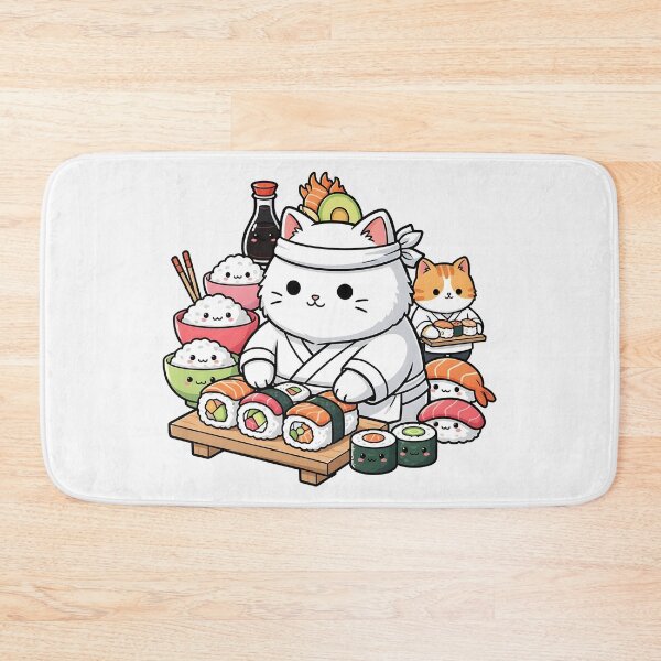 Item preview, Sushi Chef Cat designed and sold by Uglyandcute.