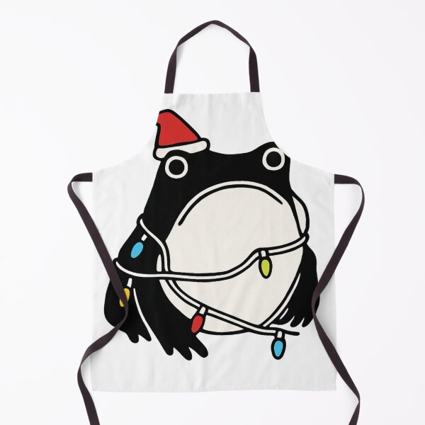 Item preview, Funny Christmas Frog Tangled in Lights Santa Hat Minimalist designed and sold by haitrieuic96.