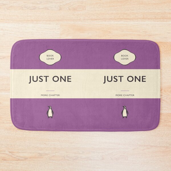 Item preview, Just One More Chapter Penguin Book Cover designed and sold by iconikit.