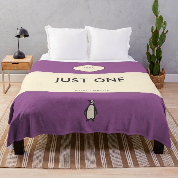 Item preview, Just One More Chapter Penguin Book Cover designed and sold by iconikit.
