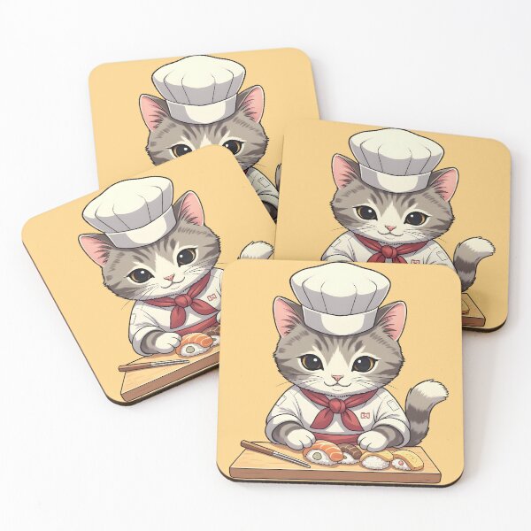 Item preview, Sushi Chef Cat designed and sold by Uglyandcute.