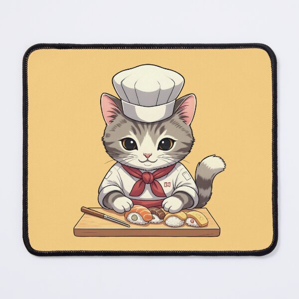 Item preview, Sushi Chef Cat designed and sold by Uglyandcute.