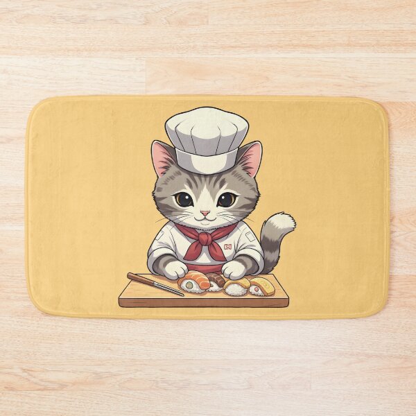 Item preview, Sushi Chef Cat designed and sold by Uglyandcute.