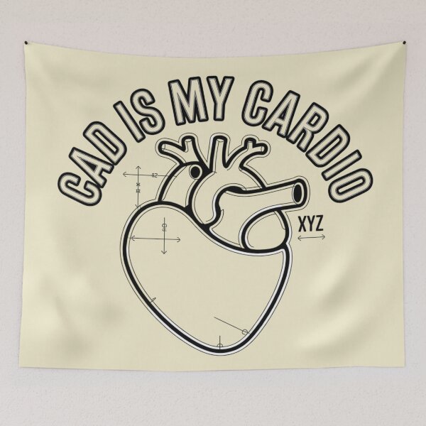 Item preview, CAD Is My Cardio – Mechanical Engineering CAD Designer Gift designed and sold by Timeless Design.