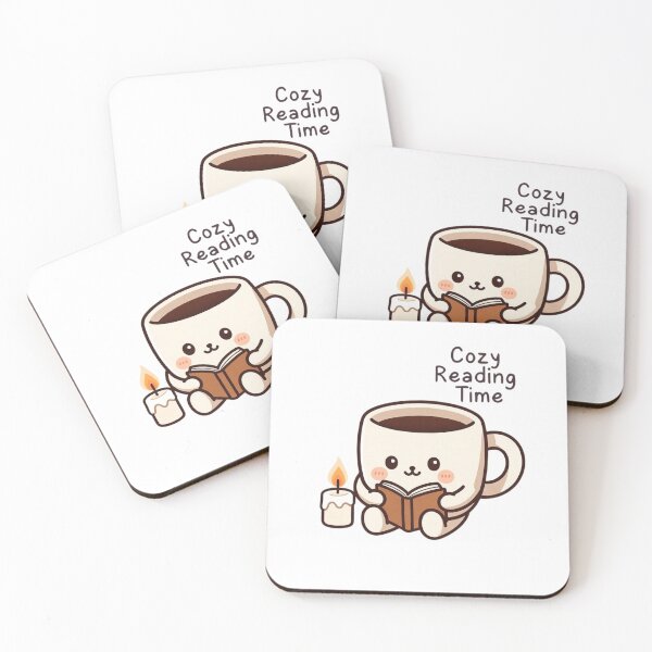 Item preview, Cozy Reading Time – Book Lover Coffee Shirt designed and sold by EcoArtTees.