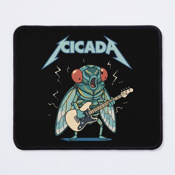 Item preview, Rockin’ Cicada – Funny Guitar Insect designed and sold by SidTastic .