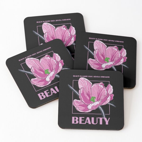 Item preview, BEAUTY Pink Crocus - Gentle Strength Floral Design designed and sold by SKETCHYANDGRAPHIC.