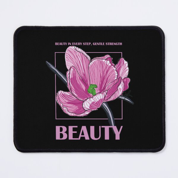 Item preview, BEAUTY Pink Crocus - Gentle Strength Floral Design designed and sold by SKETCHYANDGRAPHIC.