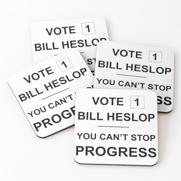 Item preview, Vote 1 - Bill Heslop "You Can't Stop Progress" designed and sold by teeandsympathy.