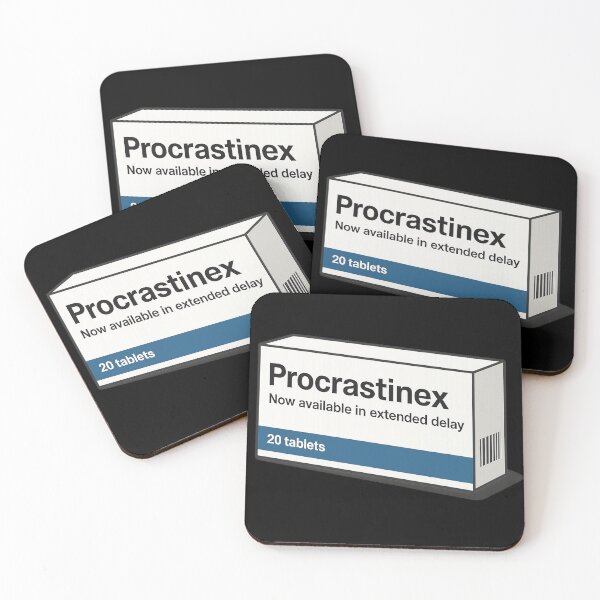 Item preview, Funny Procrastination Humor Procrastinex designed and sold by pharmafeels.