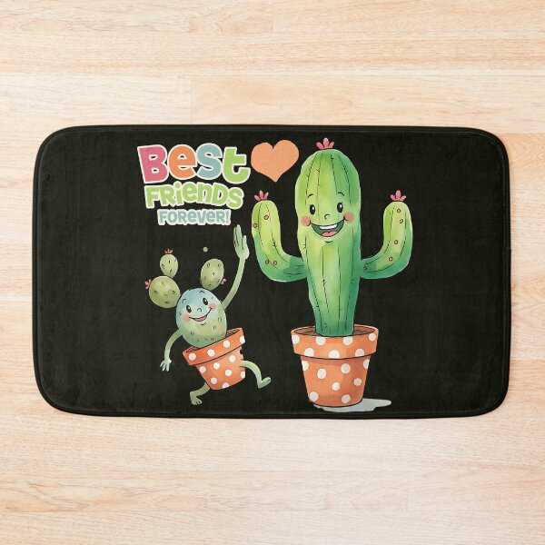 Item preview, Best Friends Forever Cute Cartoon Cactus Duo designed and sold by AwesomeBeyondLimits.